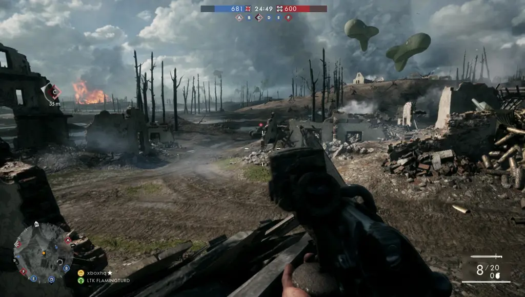 Screenshot gameplay Battlefield