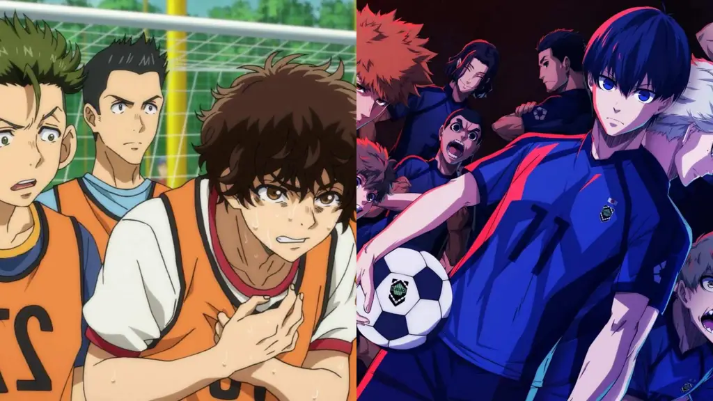 Pertandingan sepak bola di anime Ao Ashi