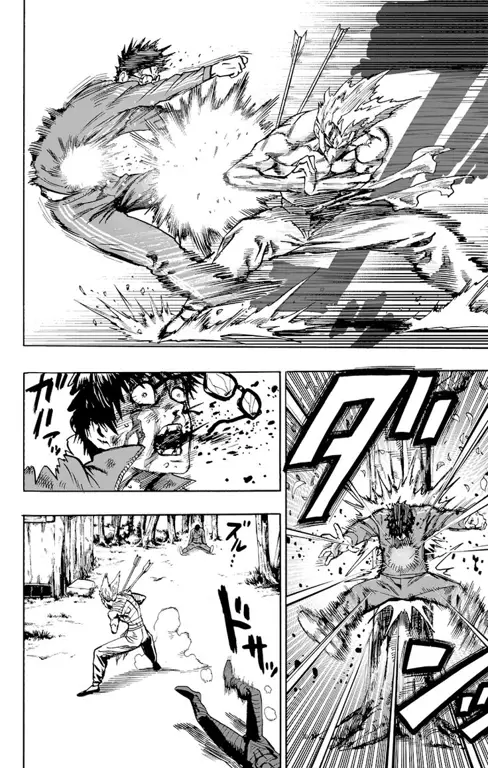 Adegan aksi One Punch Man yang seru