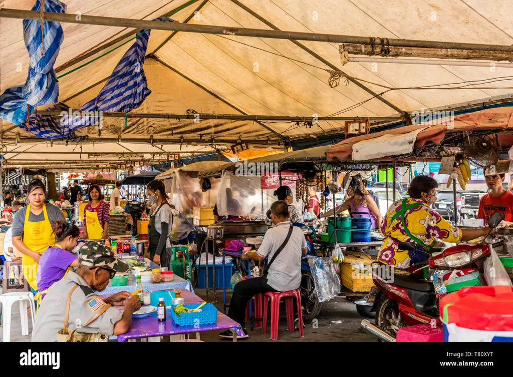 Foto pasar tradisional di Asia Tenggara