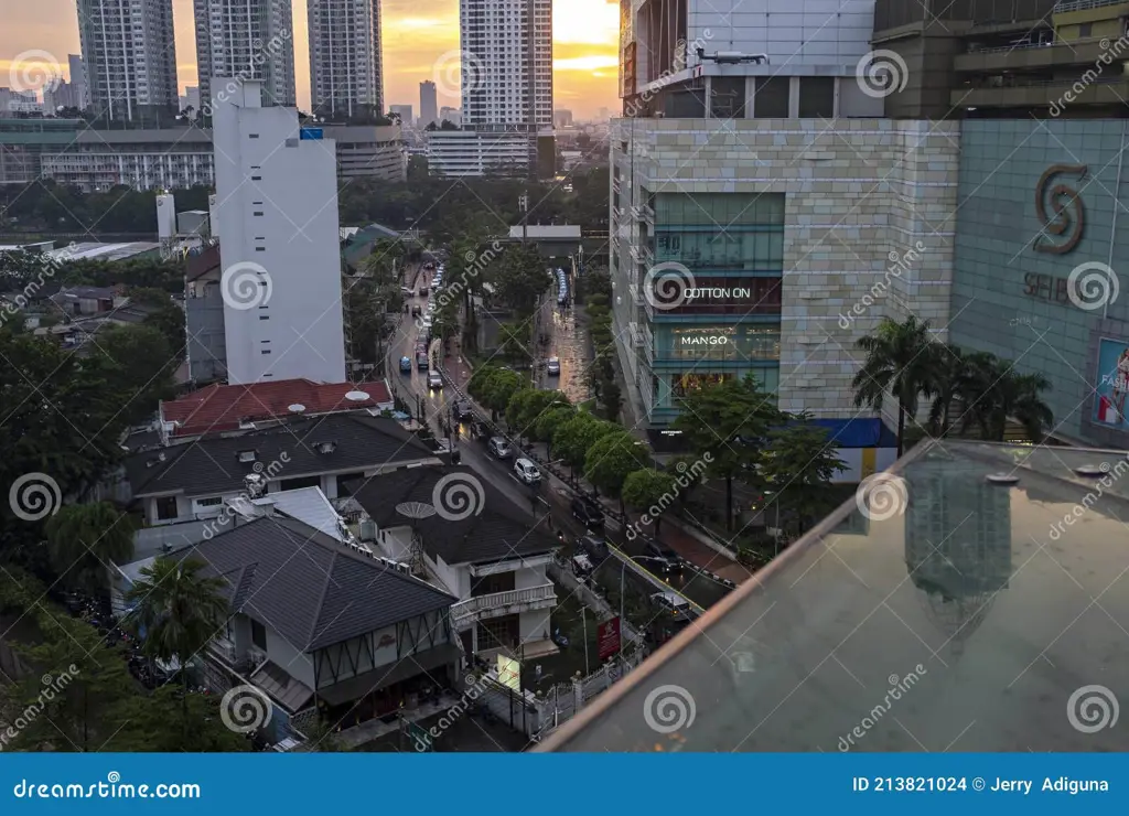 Jalanan ramai di Indonesia