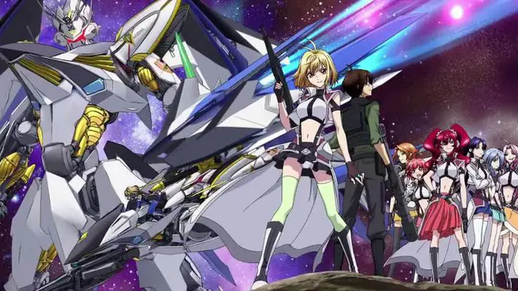 Adegan pertarungan mecha yang spektakuler dalam anime Cross Ange