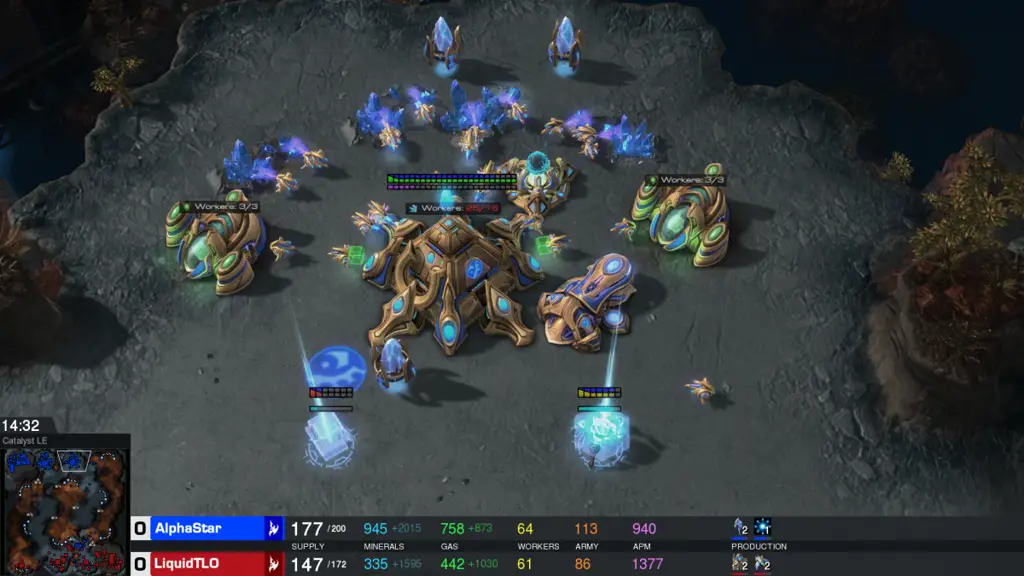 Gambar gameplay StarCraft II