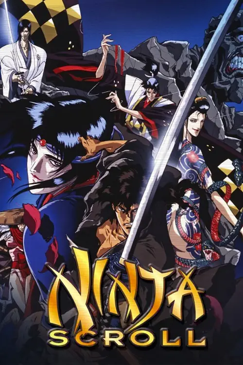 Adegan aksi Ninja Scroll yang menegangkan