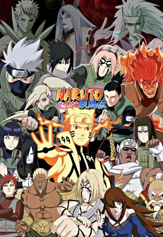 Para karakter Naruto dalam Perang Dunia Shinobi Keempat