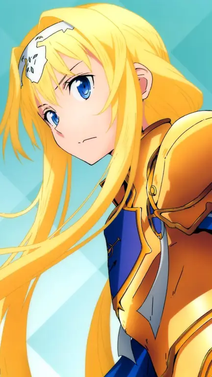 Gambar Alice, salah satu karakter utama di Alicization