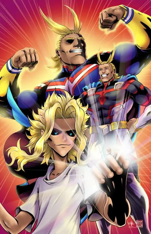 Gambar All Might, simbol perdamaian