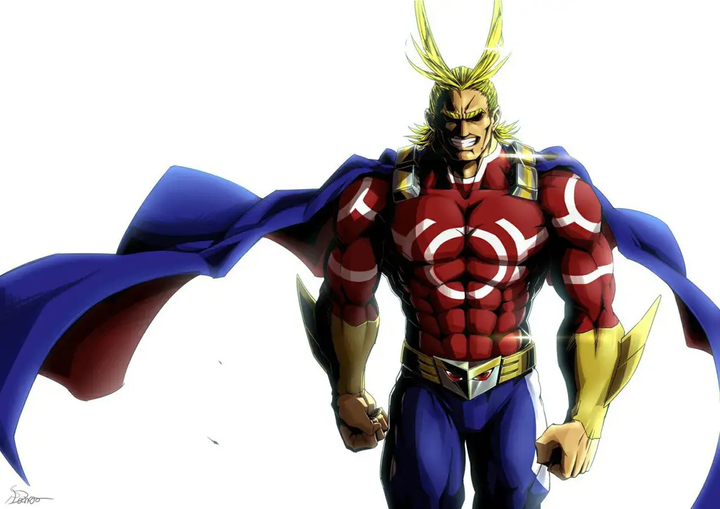 Gambar All Might dari My Hero Academia