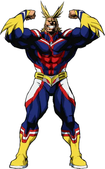 Gambar All Might, simbol perdamaian