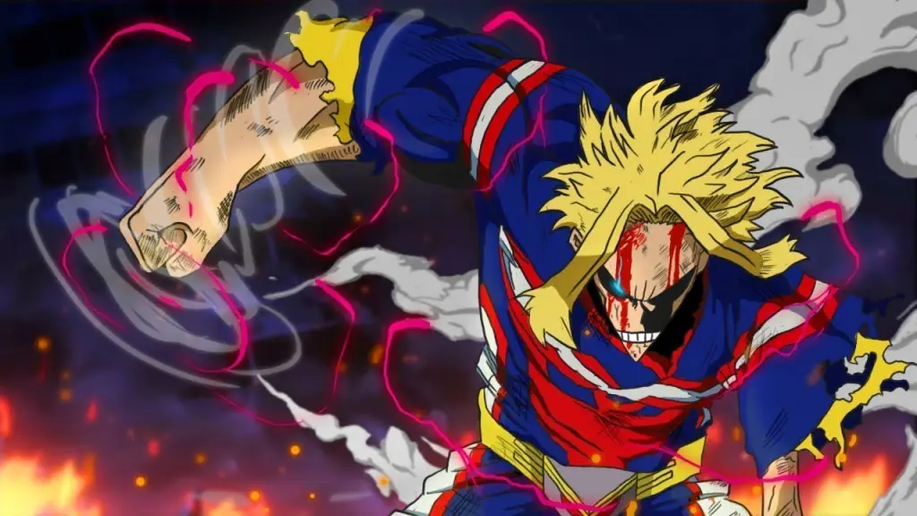 Gambar All Might dari Boku no Hero Academia Season 3