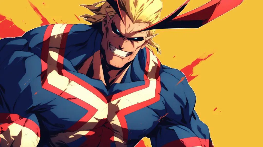 All Might, simbol perdamaian dalam My Hero Academia Gambar All Might, mentor Izuku Midoriya