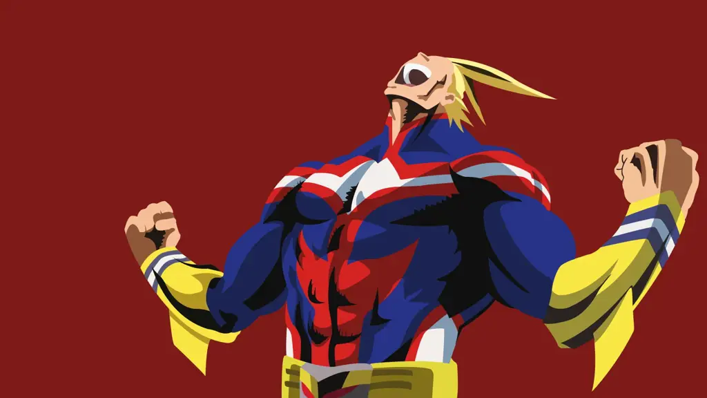 Gambar All Might, pahlawan nomor satu