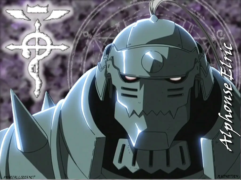 Alphonse Elric, adik Edward yang tubuhnya menjadi baju besi