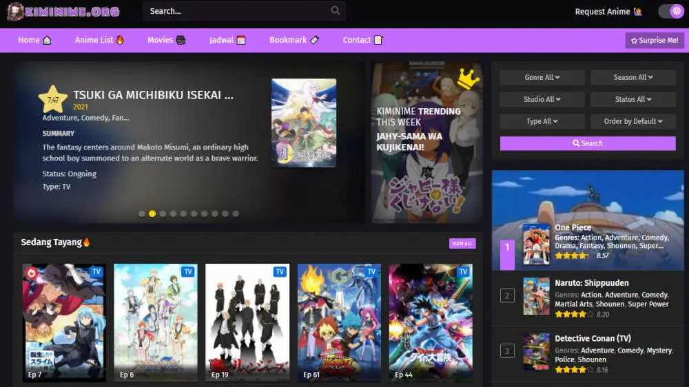 Alternatif streaming anime legal di Indonesia