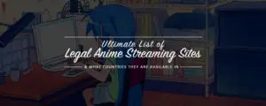 Layanan streaming anime legal