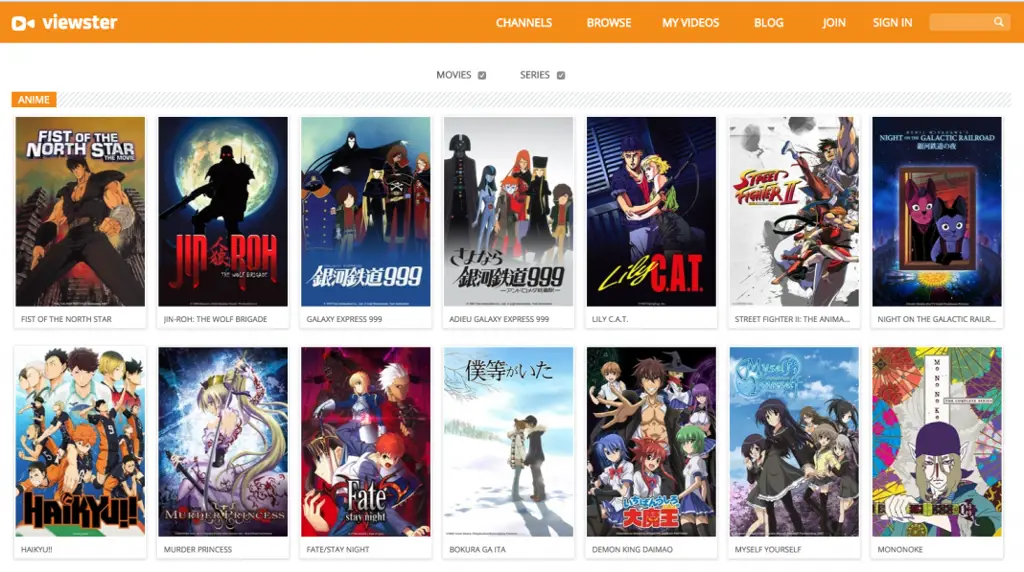 Logo beberapa layanan streaming anime legal