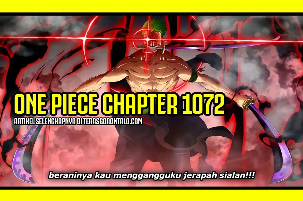 Gambar analisa karakter One Piece Chapter 1072