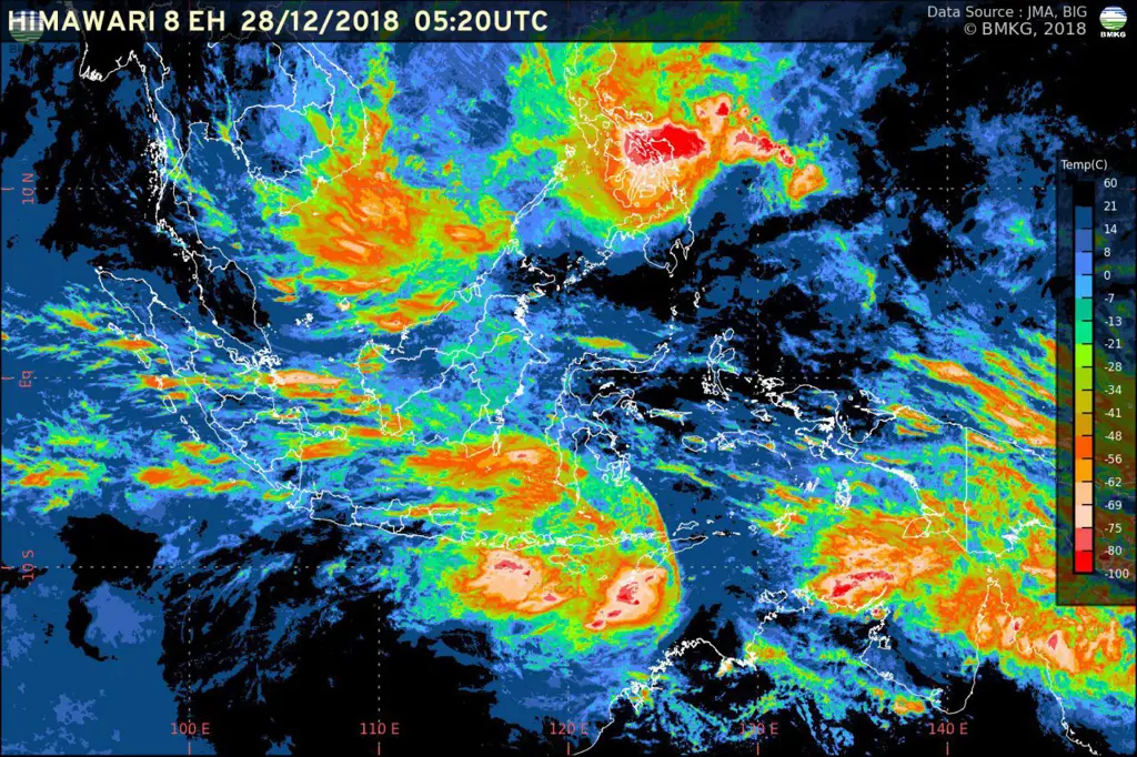 Peta Cuaca Indonesia Maret 2017