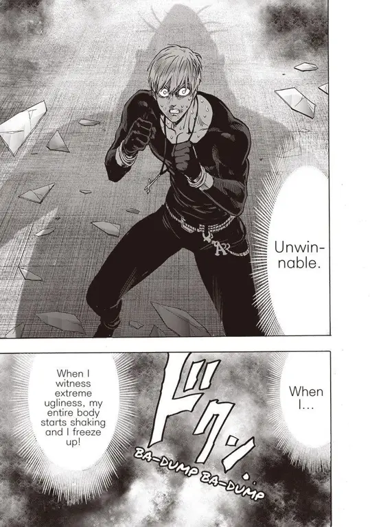 Analisis interaksi karakter pada chapter 195 Interaksi karakter di One Punch Man chapter 195