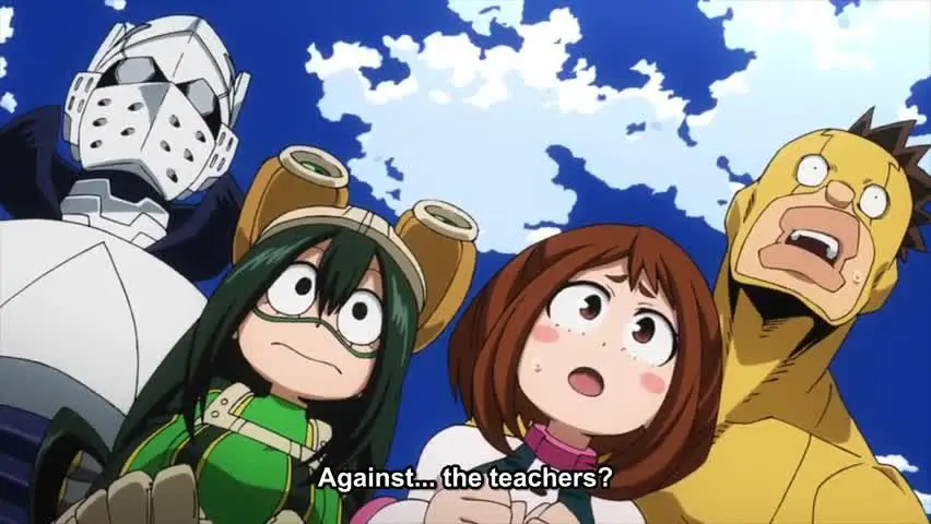 Gambar penjahat di Boku no Hero Academia season 2