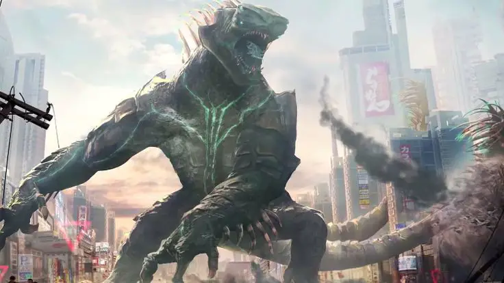 Gambar Kaiju raksasa dalam film Pacific Rim