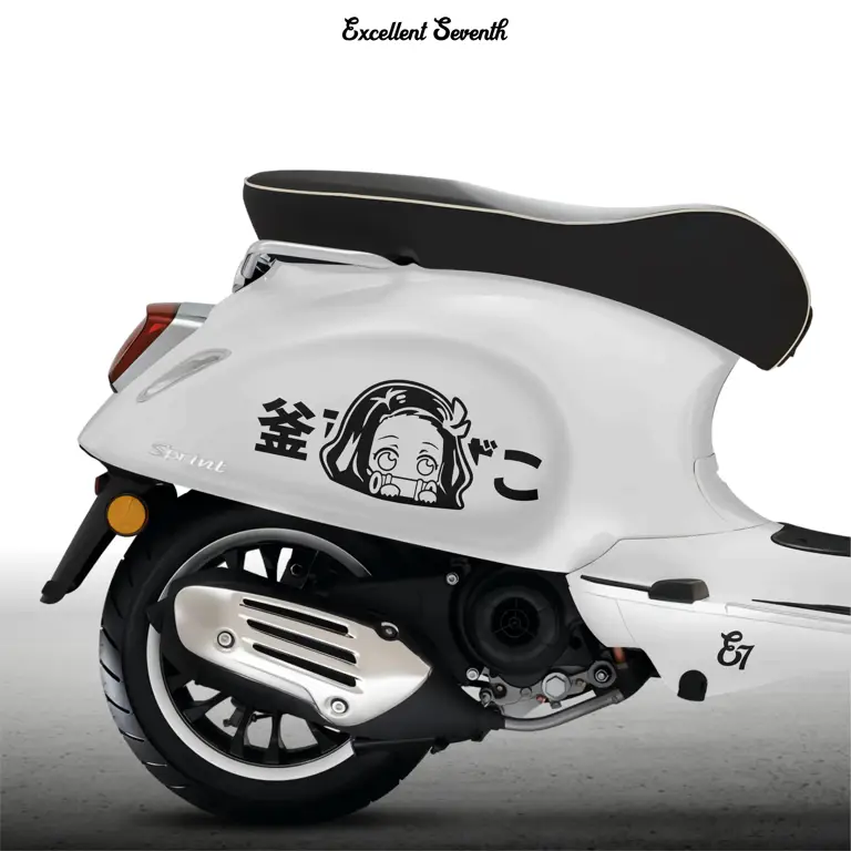 Contoh Merchandise Vespa Bertema Anime