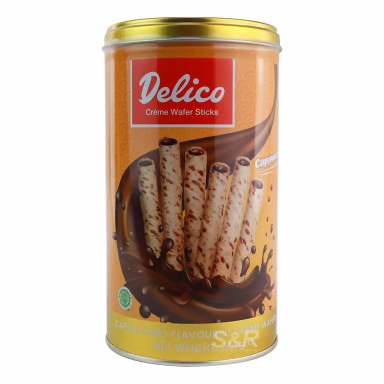 Gambar pajangan produk-produk Delico di toko