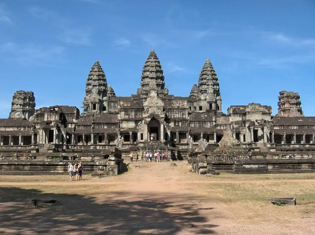 Gambar candi Angkor Wat dan gambar sejarah Kamboja