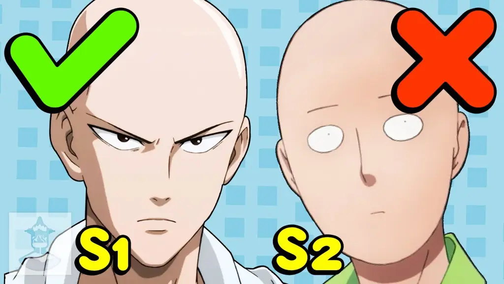 Animasi One Punch Man yang dinamis dan detail.