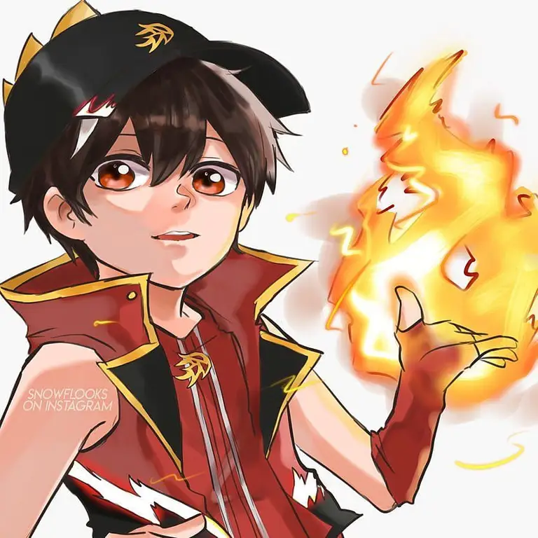 Gaya animasi Boboiboy Blaze yang modern