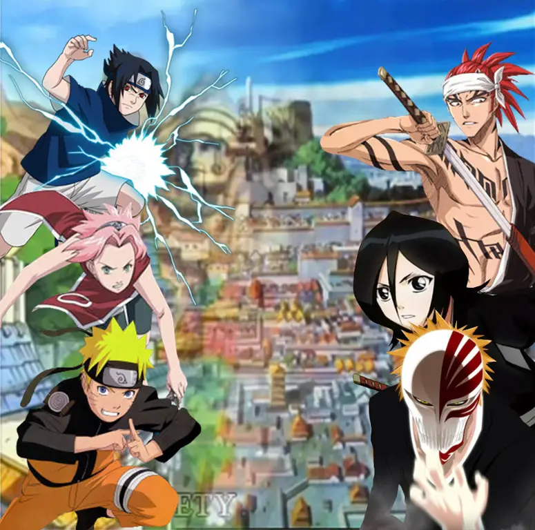 Perbandingan kualitas animasi Naruto dan Bleach