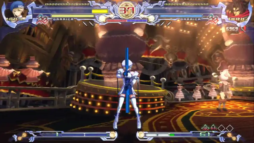 Animasi gameplay Blazblue