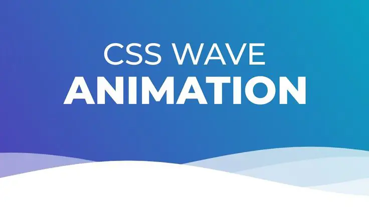 Contoh animasi gelombang sederhana dengan CSS