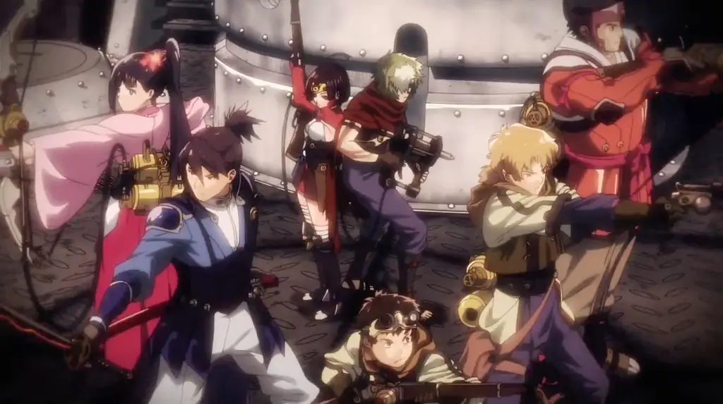 Visual anime Kabaneri of the Iron Fortress yang memukau