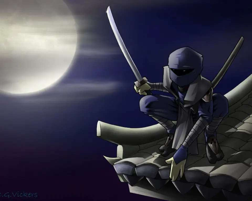 Ilustrasi ninja anime