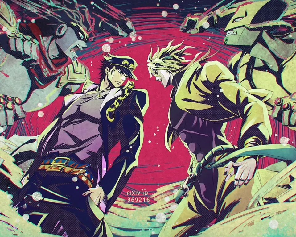 Gaya Animasi khas JoJo's Bizarre Adventure: Stardust Crusaders