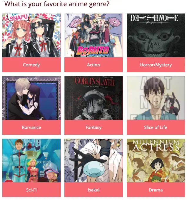 Animatsu menawarkan beragam genre anime Berbagai genre anime yang tersedia di Animatsu