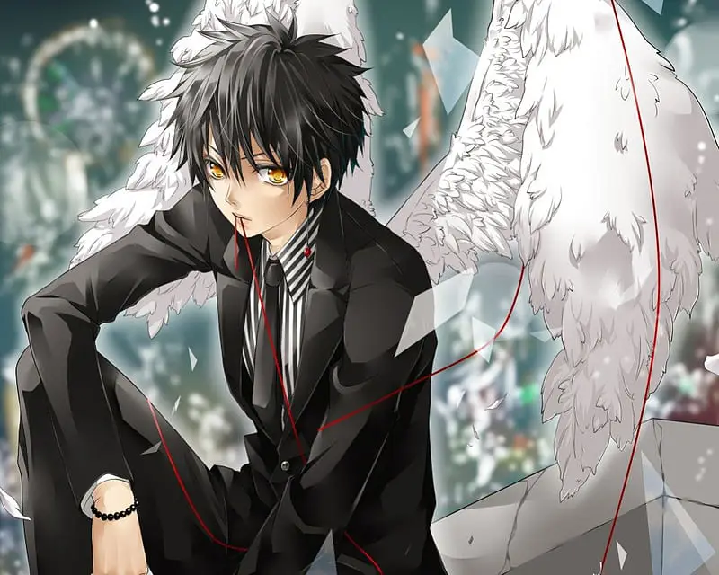 Gambar anime angel boy yang lucu