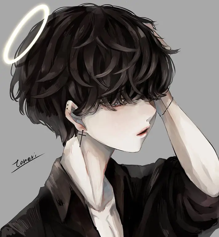 Gambar anime boy yang keren dan stylish