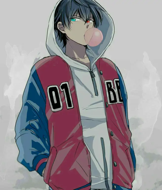 Gambar anime boy 2017 yang bergaya dan fashionable