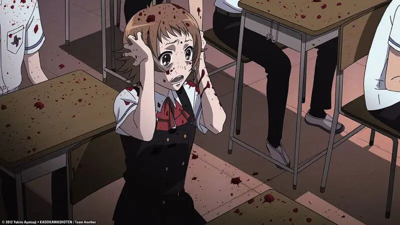 Gambar anime gore dengan adegan aksi yang intens