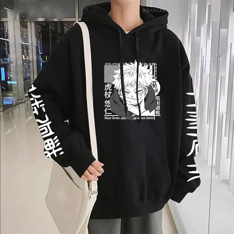 Anime hoodie digunakan sebagai fashion statement