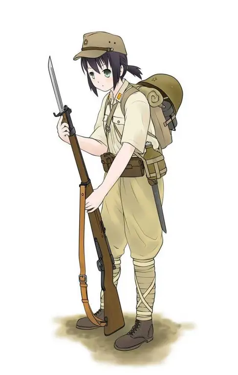 Gambar anime Jepang bertema militer