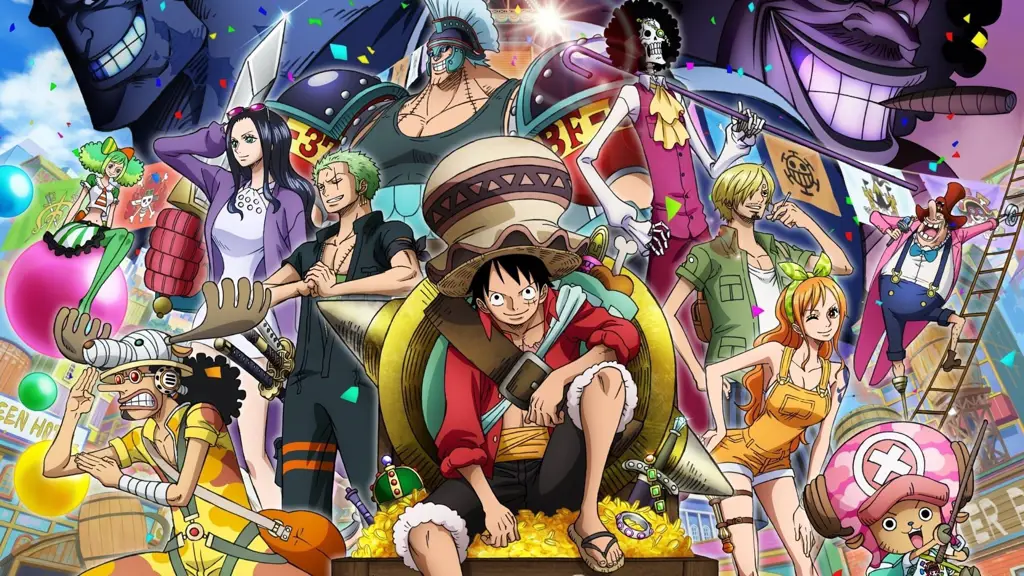 Gambar adegan anime One Piece terbaru yang menegangkan