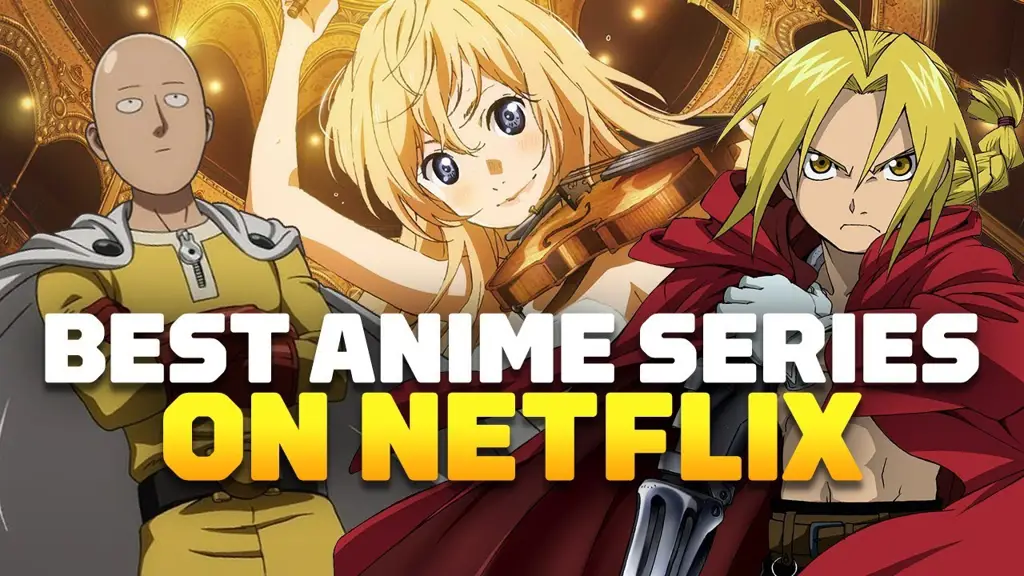 Gambar berbagai anime populer yang ditayangkan di ANTV