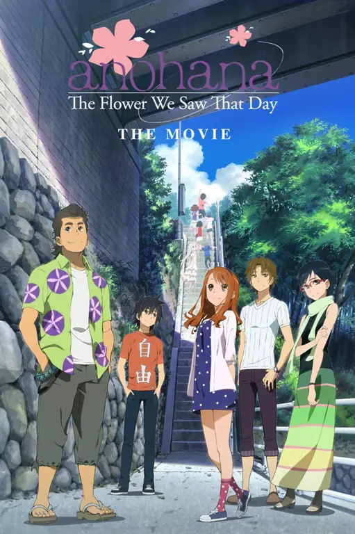 Gambar adegan sedih dari anime Anohana