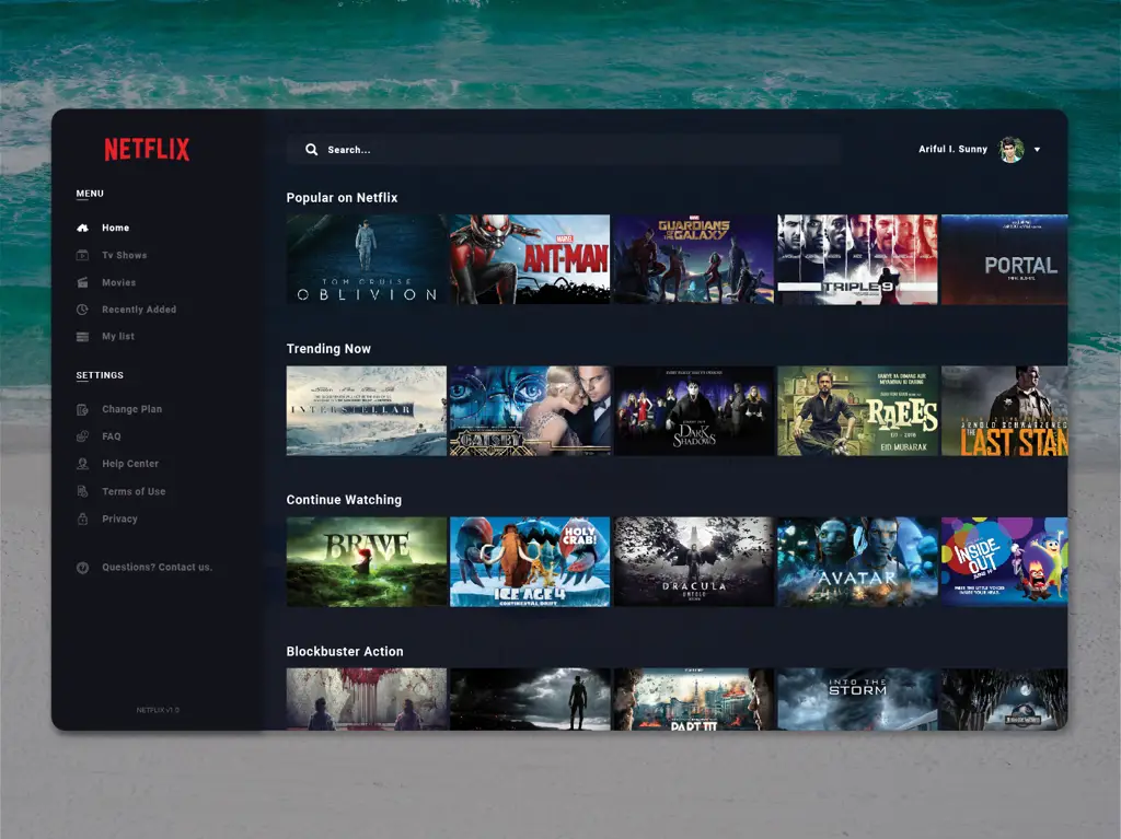 Antarmuka aplikasi Genflix yang sederhana dan intuitif Antarmuka aplikasi Genflix yang mudah digunakan