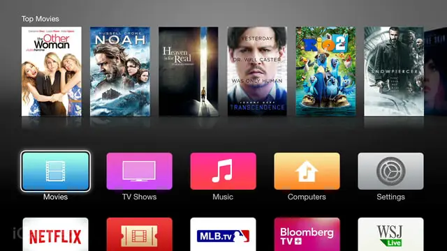 Antarmuka Apple TV Plus