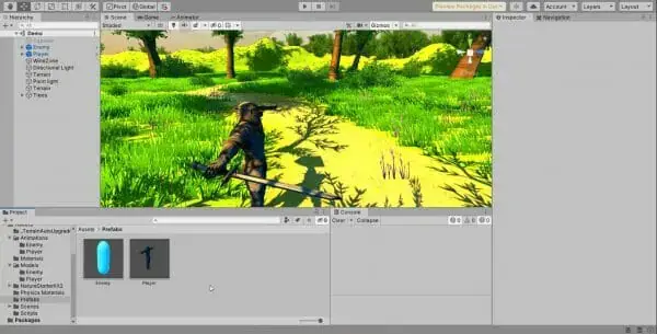 Antarmuka engine game Unity