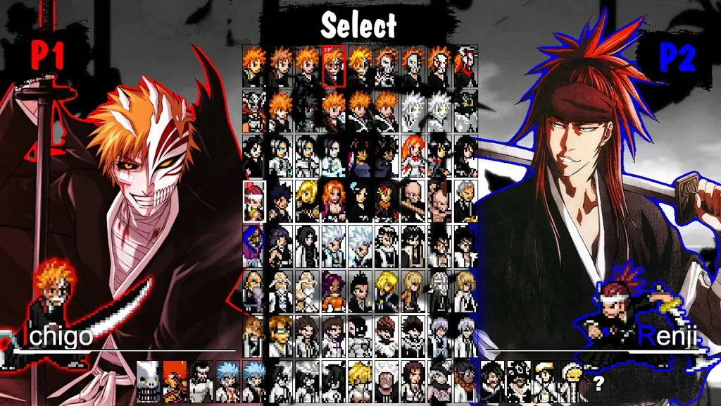 Gambar antarmuka pengguna game Bleach Death Realm Battle